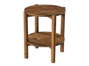 Table basse rond(e) coloris marron TRIBESIGNS 