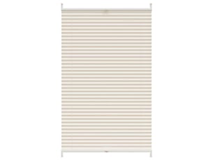 Store plissé, store de fenêtre 90x150 cm crème cf46673