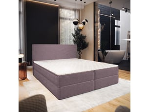 Lit avec rangement 180x200 cm <strong>MASSENO</strong>  <strong></strong> coloris violet