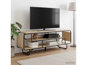 Meuble tv coloris beige  <strong></strong>  <strong></strong>