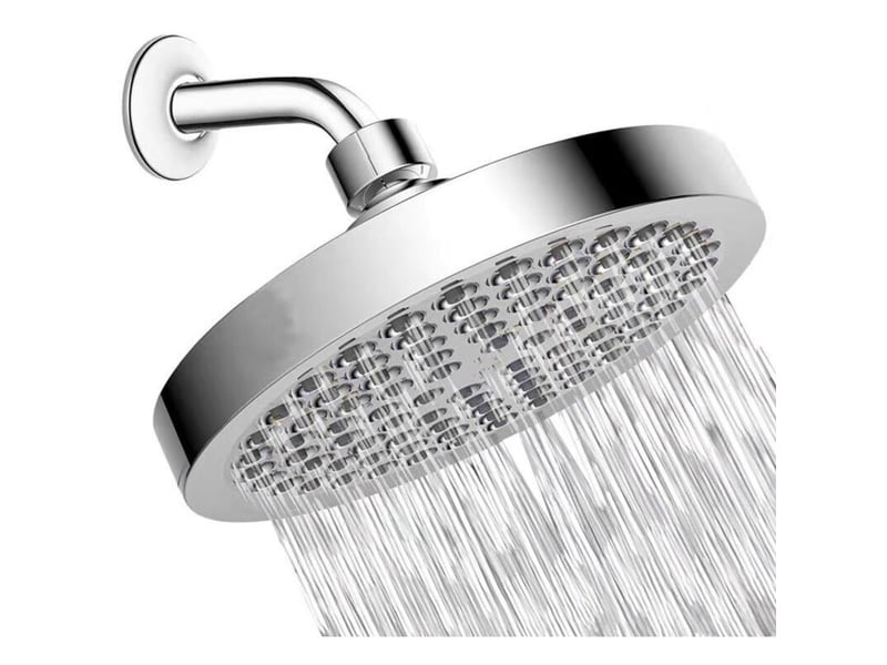  Pomme de douche ronde 15cm, haute pression en inox 304, murale ou plafond – chrome – rw  - Conforama A