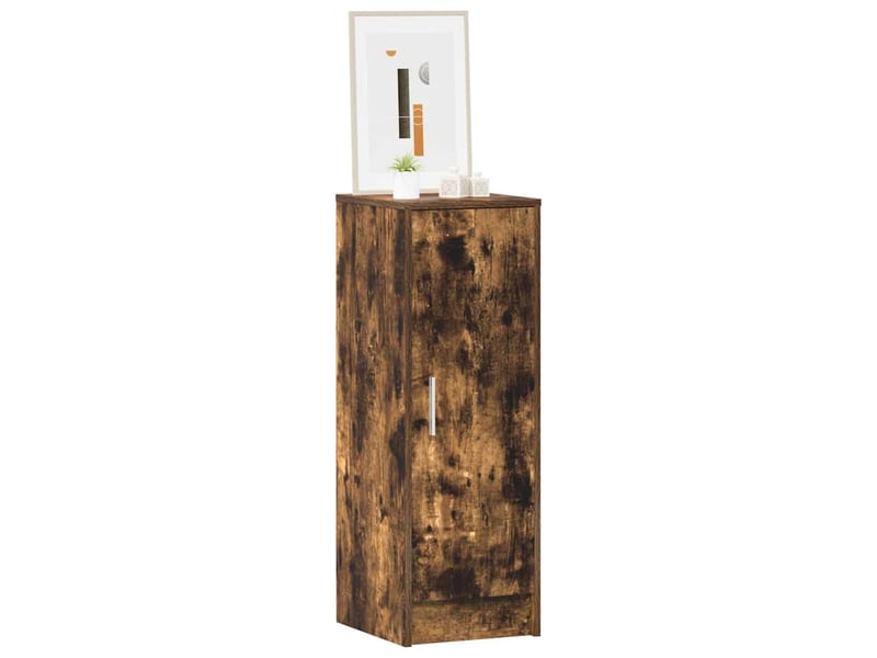  Meuble à chaussures, armoire à chaussures 32x35x92 cm chêne fumé  - Conforama C