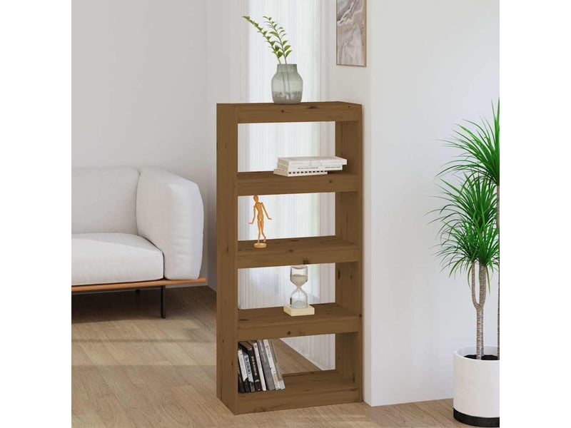  Bibliothèque, séparateur de pièce marron miel 60x30x135,5 cm pin  - Conforama B