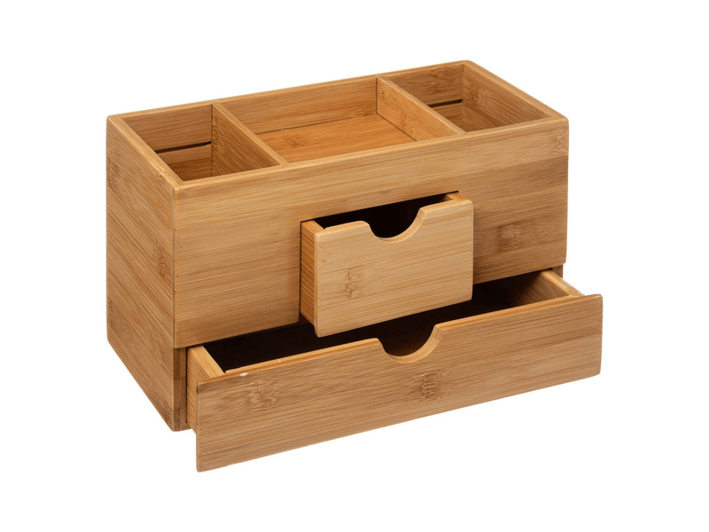  Organiseur 2 tiroirs3 compartiements bambou - 5five 200 pièces  - Conforama E