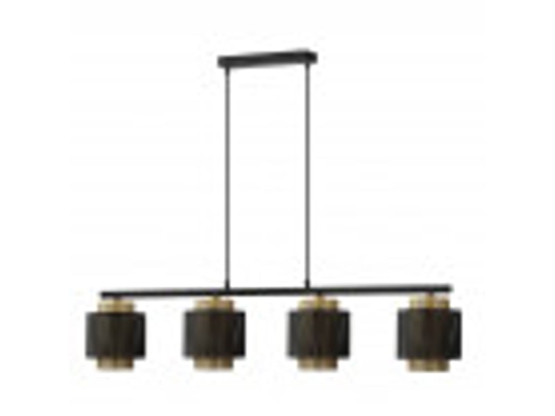  Fabrilamp kyoto, lampe, moderne, 4 x e27, noirdoré, 40-148 x 106 x 16 cm 153354016 - Conforama B