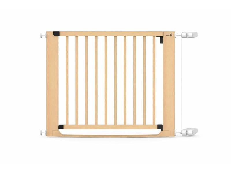 Geuther barrière d'escalier easylock flatstep bois 71-79 cm - seuil plat, kit rampe blanc 2772_ECO_0051ZK_WE - Conforama C