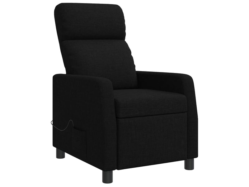  Vidaxl fauteuil de massage inclinable noir tissu  - Conforama E