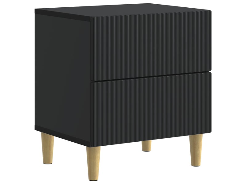  Table de chevet avec tiroir 2 pièces noir 43 x 34,5 x 48 cm  - Conforama C