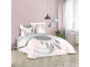 Parure de lit Housse+ 2 taies 260X240cm DREAM