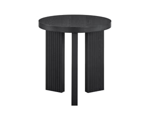Table basse rond(e) coloris noir PANGIVO W3915P488091 - 44.5 cmx44.5 cm