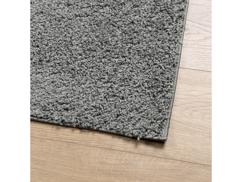  Tapis moderne à poils longs vert 80x150 cm - comfortxl 375295 - Conforama D