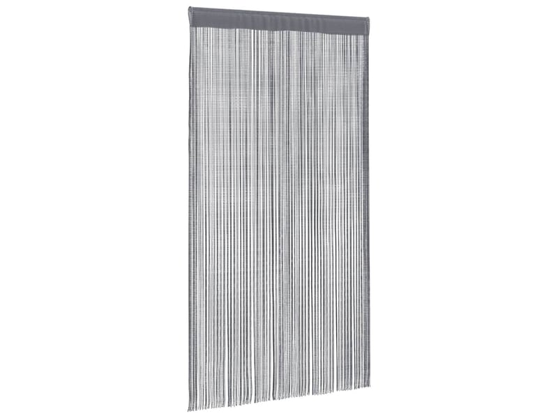  Lot de 2 rideaux à fils, rideaux de porte anthracite 140x250 cm cf44140  - Conforama C