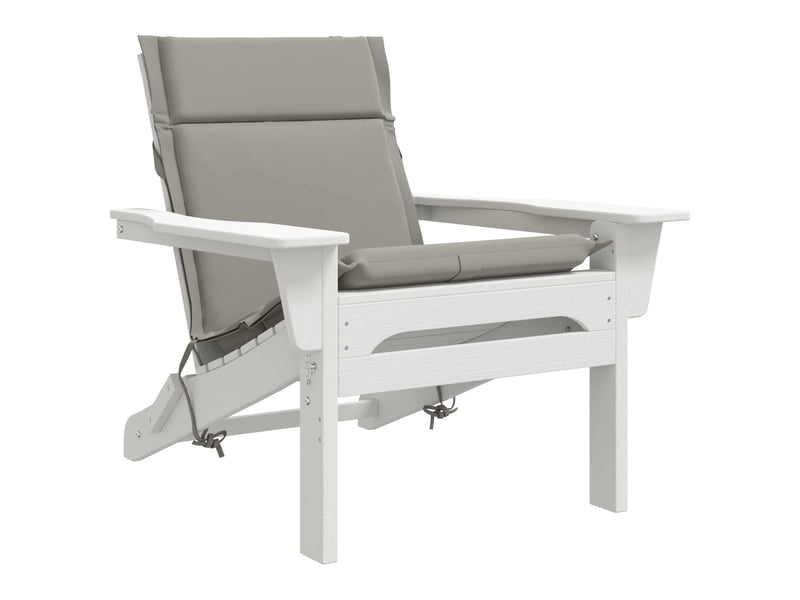  Lot de 6 coussins de chaise à dossier haut gemert gris cf59380  - Conforama C