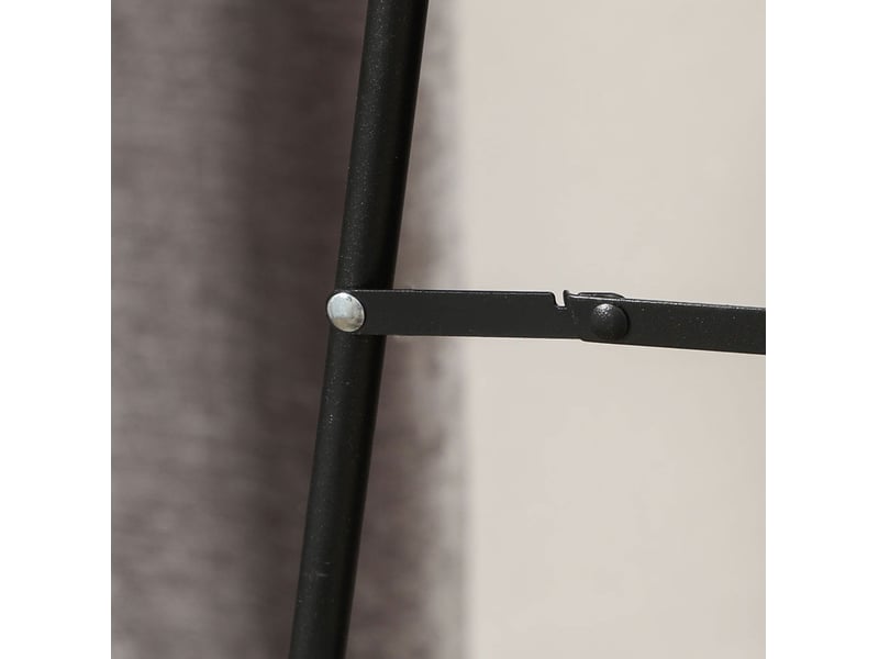  Miroir pleine longueur 50x160 cm, forme ondulée, verre, blanc  - Conforama C