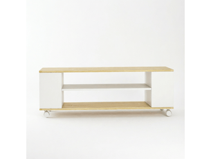 Meuble tv coloris bicolore 120 cm STILVORA  
