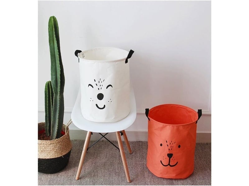  Chambre d'enfant panier à linge pliable étanche boîte à à enfants de rangement jouet vêtements de vert  - Conforama D