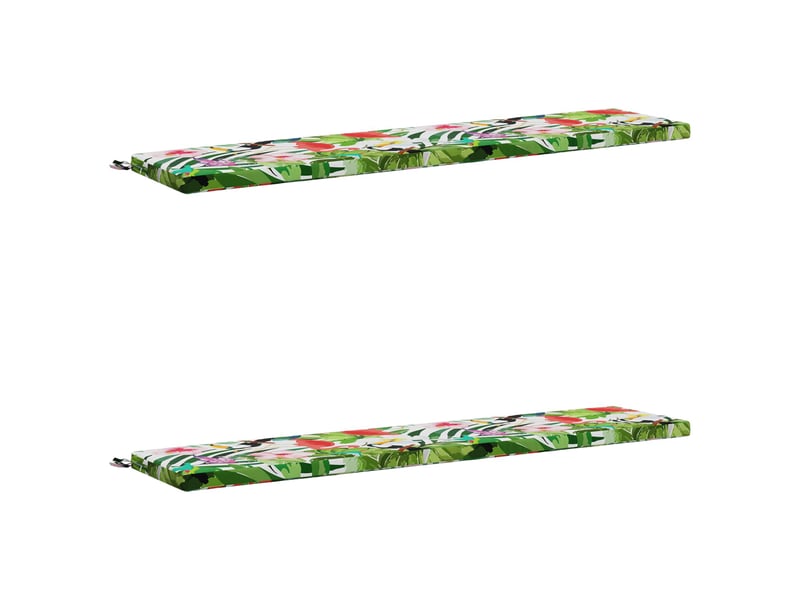  Lot de 2 coussins de banc, coussins d'assise soest 100 % polyester cf56927  - Conforama A