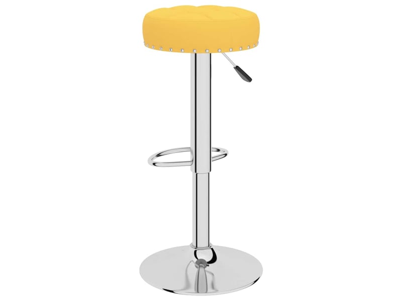  Lot de 2 tabouret de bar, chaise de bar jaune moutarde tissu shl48638  - Conforama E