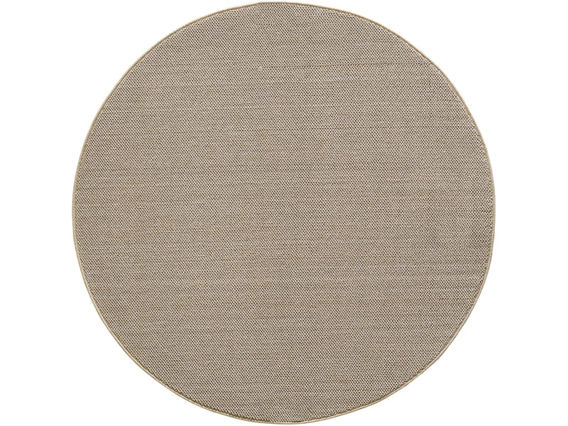 Tapis rond naturel aspect jute beige 160x160cm LOOM1601604300BEIGE - Conforama A