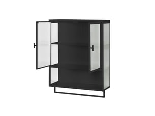 Armoire <strong>KORFEE</strong> <strong></strong> coloris noir largeur 23 cm