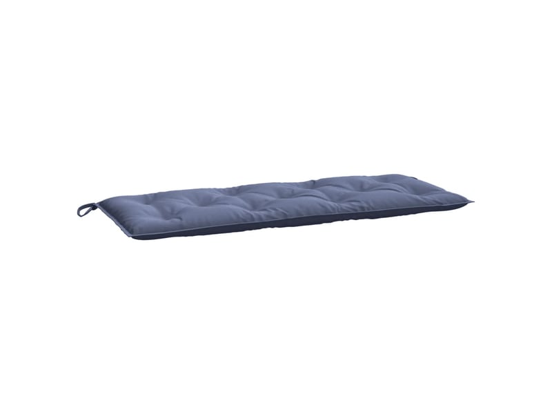  Lot de 2 coussins de banc de jardin, coussins d'assise bleu marine 120x50x7 cm cf58642  - Conforama D