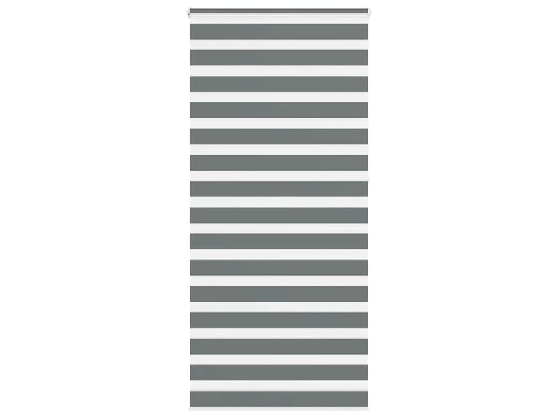  Store zèbre, store de fenêtre gris foncé largeur du tissu 105,9 cm polyester cf48546  - Conforama B