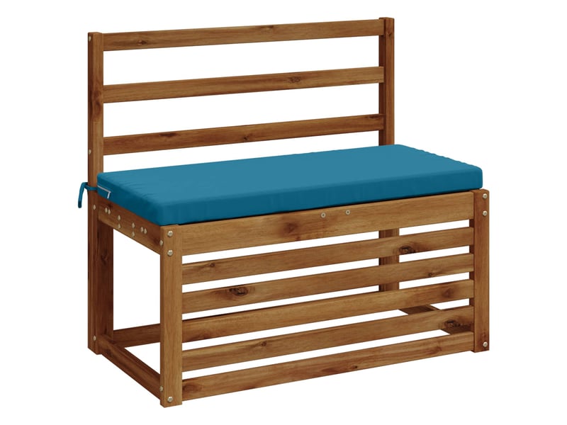 Coussin de banc, coussin d'assise, coussin de canapé soest 100 % polyester bleu clair 60 x 40 x 5 cm cf53106 - Conforama C