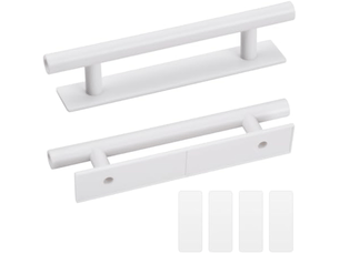 Jeu de 2 poignées autocollantes pour meubles, poignées pour portes coulissantes de 150 mm, poignées pour meubles