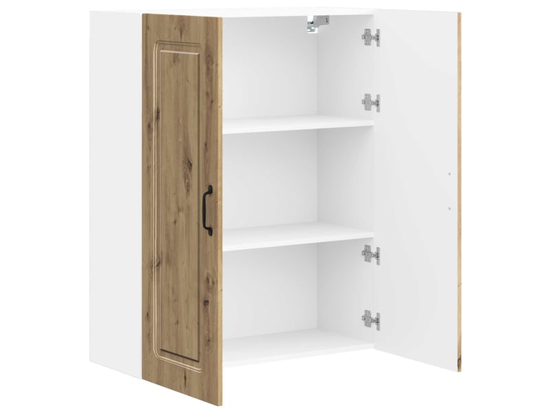 Meuble mural de cuisine | armoire de cuisine chêne artisanal shl9780 - Conforama C