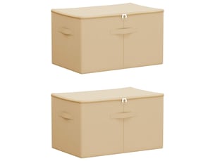 Boîte de rangement 2 pcs tissu intissé 55x35x32 cm 61,6 l shl74262