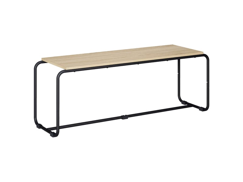  Meuble tv, table tv 113.5x35.5x42 cm chêne sonoma bois d'ingénierie  - Conforama A