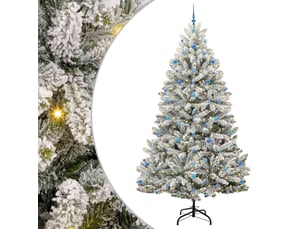 Sapin de noël, arbre de noël artificiel 270 cm 300 led blanc chaud cf61022