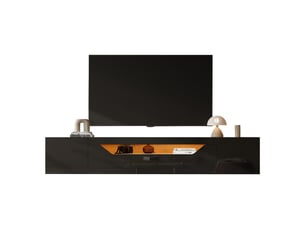 Meuble tv coloris noir <strong></strong> <strong></strong>