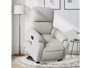 Fauteuil fixe  <strong></strong> Tissu argenté