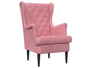 Fauteuil fixe VIDAXL  Velours rose