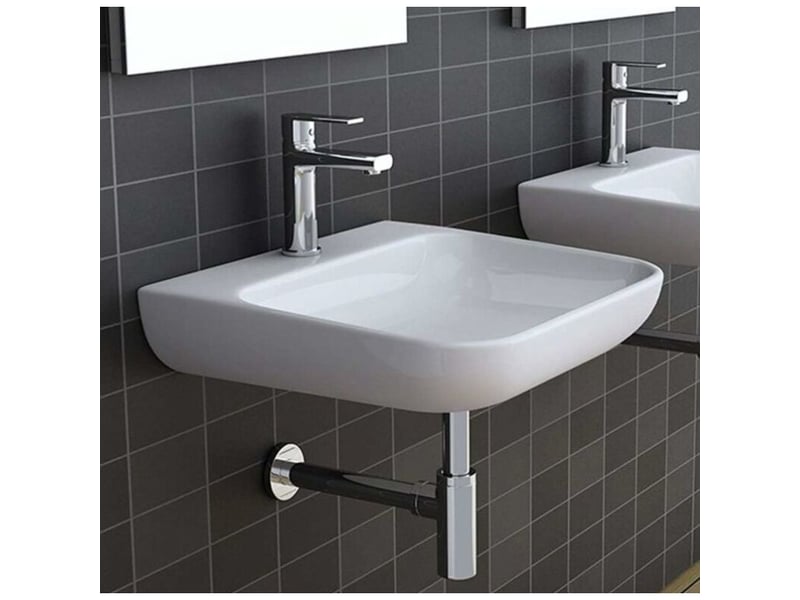  Laiton siphon de lavabo, universel syphon design 1 14 x 32mm, réglable anti odeur, chromé - rwsiphon de lavabo  - Conforama C