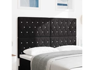Tete de lit A poser largeur 144 cm   noir