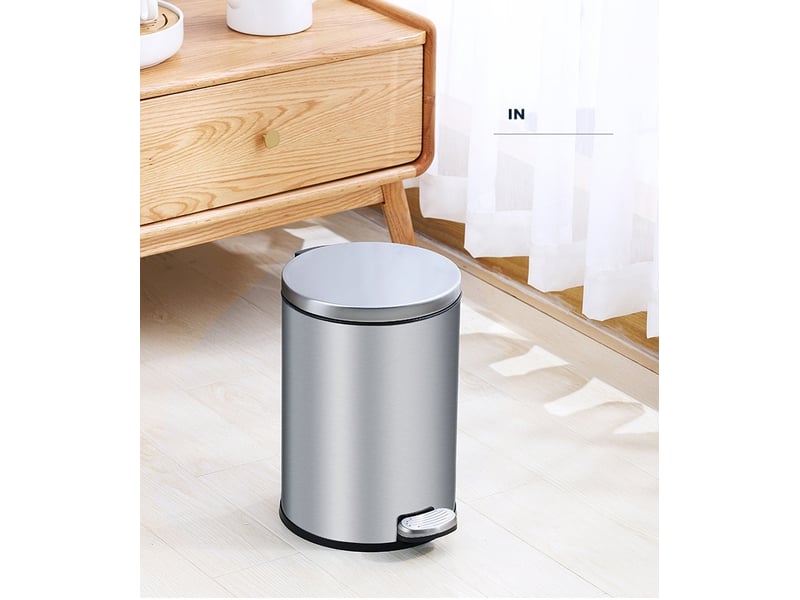  Poubelle salle de bain  avec pédale pour salle de bain et petit espace 6l  - Conforama D