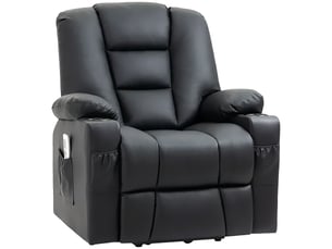Fauteuil relax électrique  <strong>PANGIVO</strong> Simili noir
