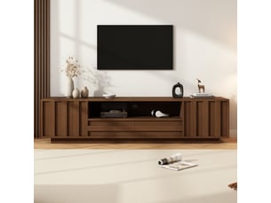 Meuble tv coloris marron 180 cm   CozyNest