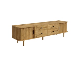 Meuble tv coloris bois clair 165 cm <strong>SEYAKANY</strong> <strong></strong>