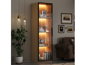 Vitrine coloris naturel  <strong>BEAOK</strong> <strong></strong> - 40 cmx165 cm