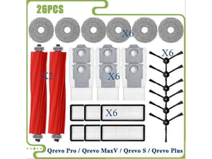 For roborock qrevo maxv qrevo pro qrevo s qrevo plus parts accessories main side brush filter mop dust bag
