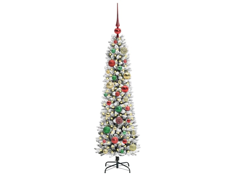  Sapin de noël artificiel, arbre de noël blanc 120 cm pvc, métal et plastique shl6878  - Conforama C