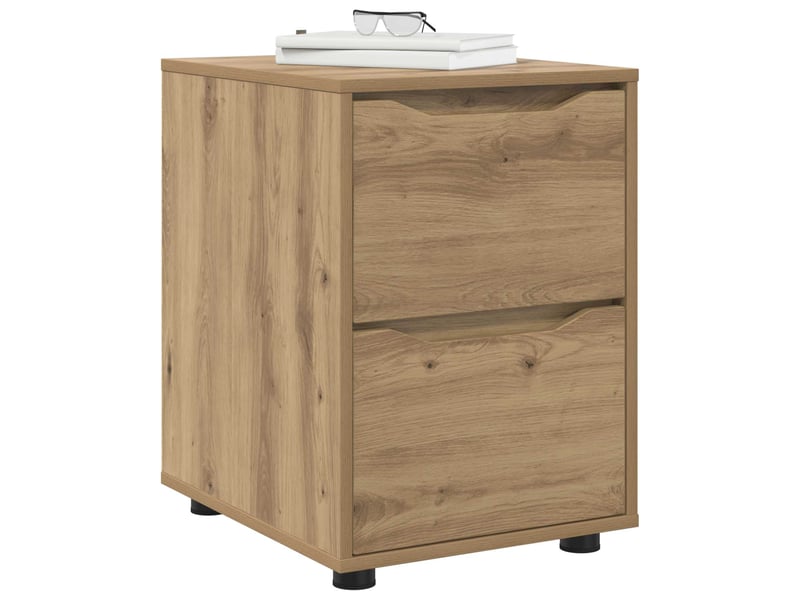  Armoire de rangement, commode de rangement 40 x 48 x 57 cm bois d'ingénierie shl2617  - Conforama C