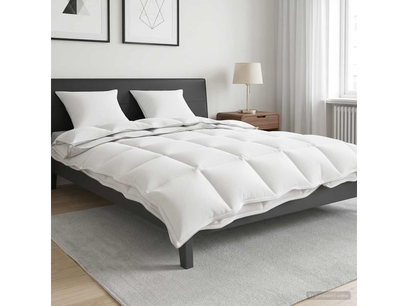  Duvet - couette complet toute l'année blanc 240 x 220 cm fibre de bambou  - Conforama B
