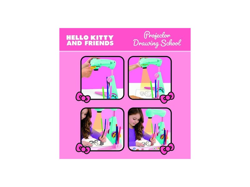  Projecteur de dessin led pour tracer hello kitty et friends lot 32 dessins LIS8008324119707 - Conforama E