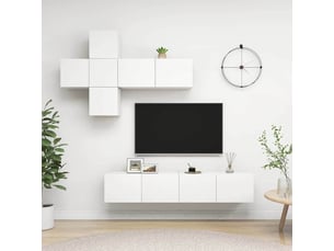 Meuble tv coloris blanc 30.5 cm <strong></strong>  <strong></strong>