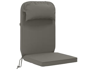 Coussin de transat ensoleillé, coussin pour bain de soleil 100 % polyester gris cf55995