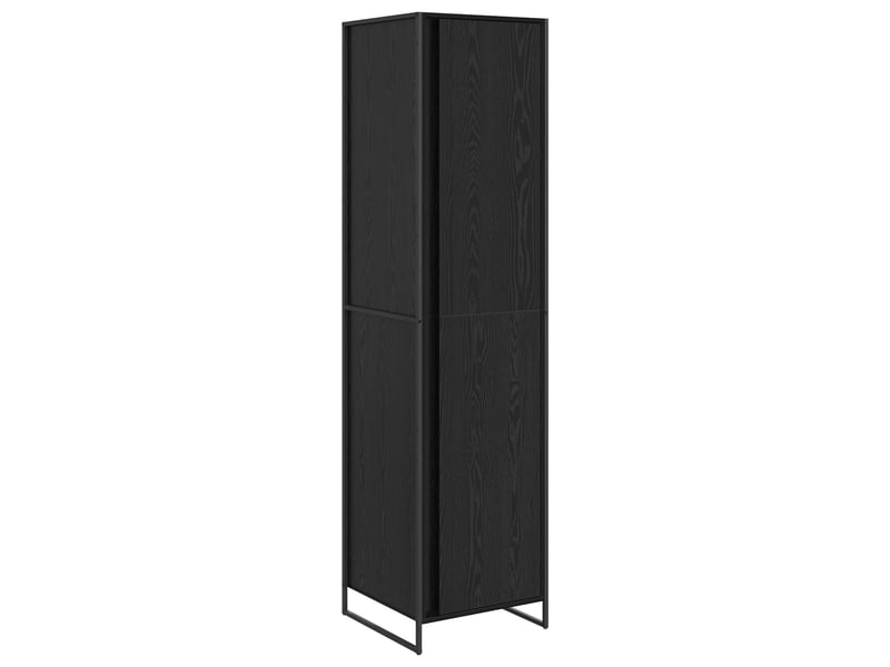  Garde-robe chambre, armoire de rangement chêne noir 50x50x200 cm bois d'ingénierie  - Conforama A